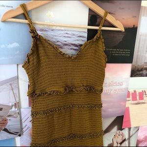 cute tight mustard dress💛💛